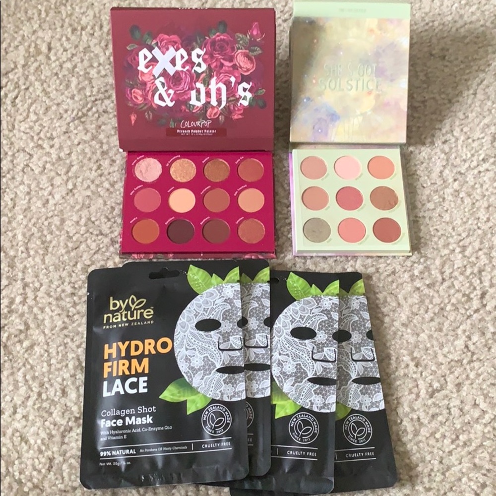 Colourpop Palettes and Face Mask Bundle!